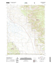 USGS US Topo 7.5-minute map for Elkhorn Point WYCO 2021