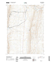 USGS US Topo 7.5-minute map for Elkol WY 2021