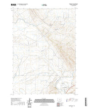 USGS US Topo 7.5-minute map for Emigrant Gap WY 2021