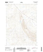 USGS US Topo 7.5-minute map for Emigrant Gap NW WY 2021