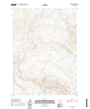 USGS US Topo 7.5-minute map for Ervay Basin WY 2021