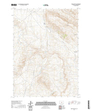 USGS US Topo 7.5-minute map for Ervay Basin SW WY 2021