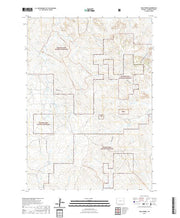 USGS US Topo 7.5-minute map for Esau Spring WY 2021