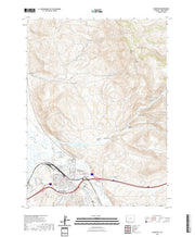 USGS US Topo 7.5-minute map for Evanston WY 2021