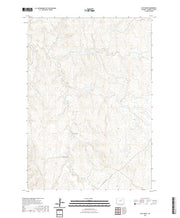 USGS US Topo 7.5-minute map for Fats Draw WY 2021