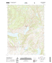 USGS US Topo 7.5-minute map for Fayette Lake WY 2021