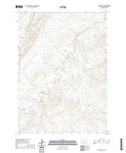 USGS US Topo 7.5-minute map for Fiftymile Flat WY 2021