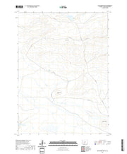 USGS US Topo 7.5-minute map for Five Fingers Butte WY 2021