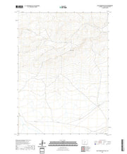 USGS US Topo 7.5-minute map for Five Fingers Butte NE WY 2021