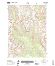 USGS US Topo 7.5-minute map for Five Pockets WY 2021