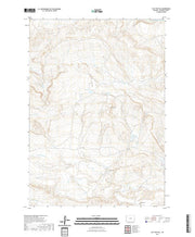 USGS US Topo 7.5-minute map for Flat Top Hill WY 2021