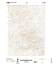 USGS US Topo 7.5-minute map for Fly Draw WY 2021