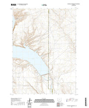 USGS US Topo 7.5-minute map for Fontenelle Reservoir SE WY 2021