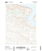 USGS US Topo 7.5-minute map for Fontenelle Reservoir SW WY 2021