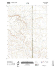 USGS US Topo 7.5-minute map for Fontenelle SE WY 2021