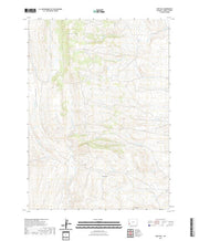 USGS US Topo 7.5-minute map for Fort Hill WY 2021