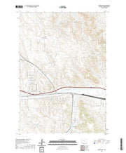 USGS US Topo 7.5-minute map for Fortin Draw WY 2021