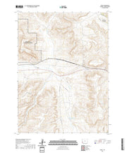 USGS US Topo 7.5-minute map for Fossil WY 2021