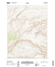 USGS US Topo 7.5-minute map for Four J Rim WYCO 2021