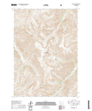 USGS US Topo 7.5-minute map for Francs Peak WY 2021