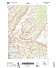 USGS US Topo 7.5-minute map for Fremont Peak North WY 2021