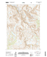 USGS US Topo 7.5-minute map for Fremont Peak South WY 2021