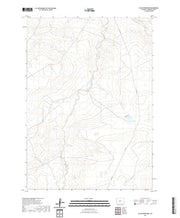 USGS US Topo 7.5-minute map for Fuller Reservoir WY 2021