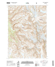 USGS US Topo 7.5-minute map for Gannett Peak WY 2021