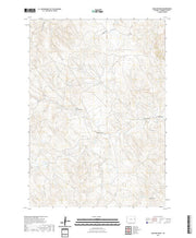 USGS US Topo 7.5-minute map for Garland Draw WY 2021