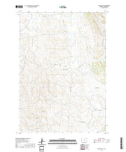 USGS US Topo 7.5-minute map for Garland Hill WY 2021