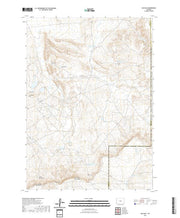 USGS US Topo 7.5-minute map for Gas Hills WY 2021