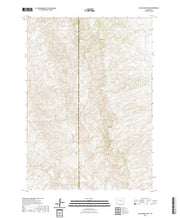 USGS US Topo 7.5-minute map for Gillam Draw East WY 2021