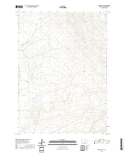 USGS US Topo 7.5-minute map for Glenrock NW WY 2021