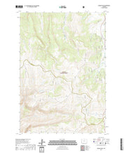 USGS US Topo 7.5-minute map for Granite Pass WY 2021