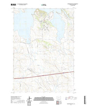 USGS US Topo 7.5-minute map for Grasshopper Butte WY 2021