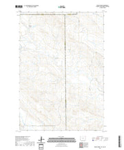 USGS US Topo 7.5-minute map for Gravel Draw WYSDMT 2021