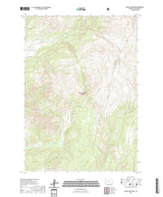 USGS US Topo 7.5-minute map for Gravel Mountain WY 2021