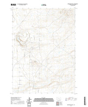 USGS US Topo 7.5-minute map for Greasewood Knoll WY 2021