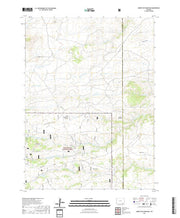 USGS US Topo 7.5-minute map for Green Top Mountain WY 2021