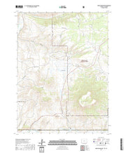 USGS US Topo 7.5-minute map for Grieve Reservoir WYCO 2021