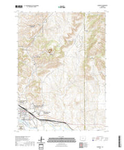 USGS US Topo 7.5-minute map for Guernsey WY 2021