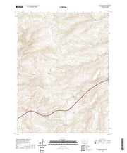 USGS US Topo 7.5-minute map for Guild Hollow WY 2021