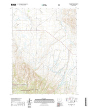 USGS US Topo 7.5-minute map for Gunst Reservoir WY 2021