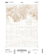 USGS US Topo 7.5-minute map for Gurney Peak WY 2021