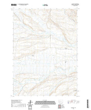 USGS US Topo 7.5-minute map for Halfway WY 2021