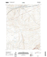 USGS US Topo 7.5-minute map for Hanna WY 2021