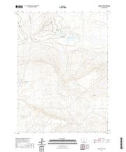 USGS US Topo 7.5-minute map for Hansen Lake WY 2021