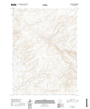 USGS US Topo 7.5-minute map for Happy Spring WY 2021