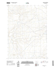 USGS US Topo 7.5-minute map for Haybarn Hill WY 2021