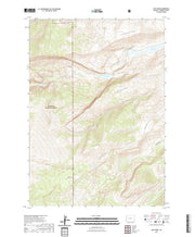 USGS US Topo 7.5-minute map for Hays Park WY 2021